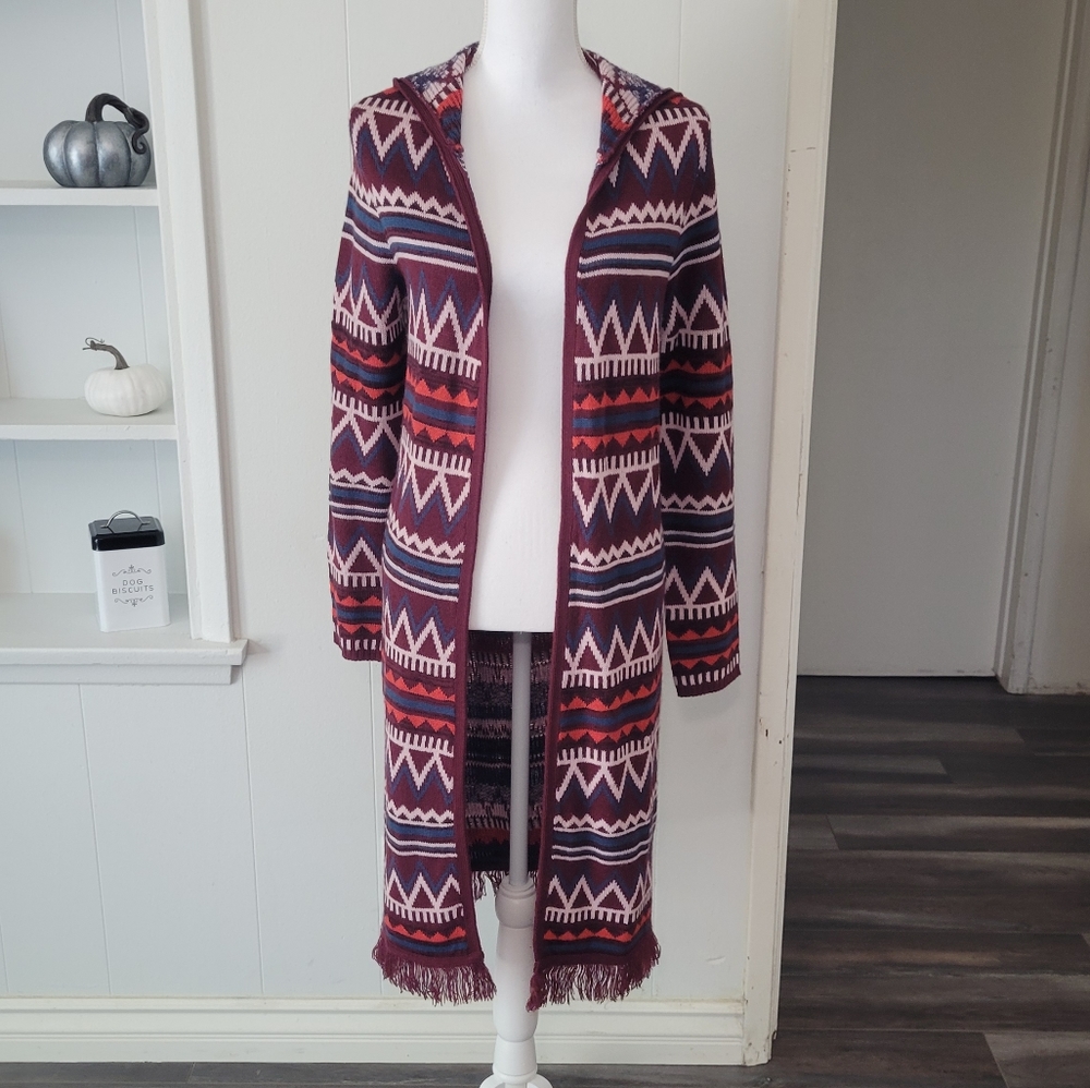 Faded Glory Long Knit Cardigan Sweater